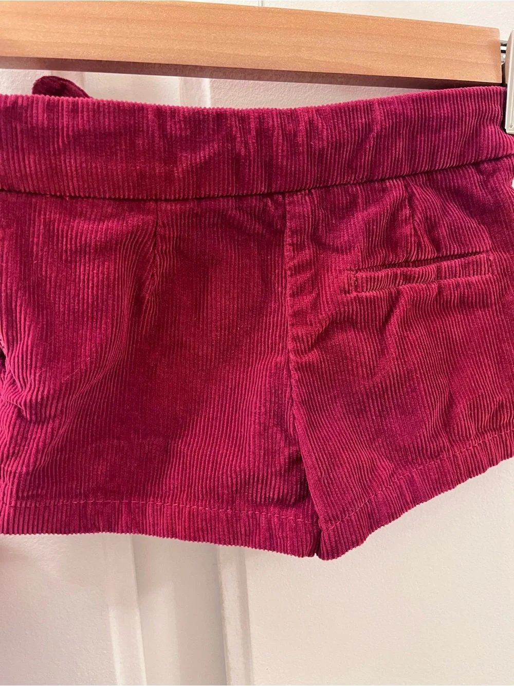 Vertbaudet Cranberry Corduroy Shorts - Girls Size 2A (2 Years) Thrifted in Paris